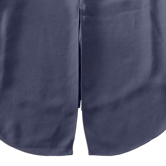 Chico's Black Label Womens Size 00 Navy Oversized Long Tunic Blouse Jacket - Picture 10 of 12